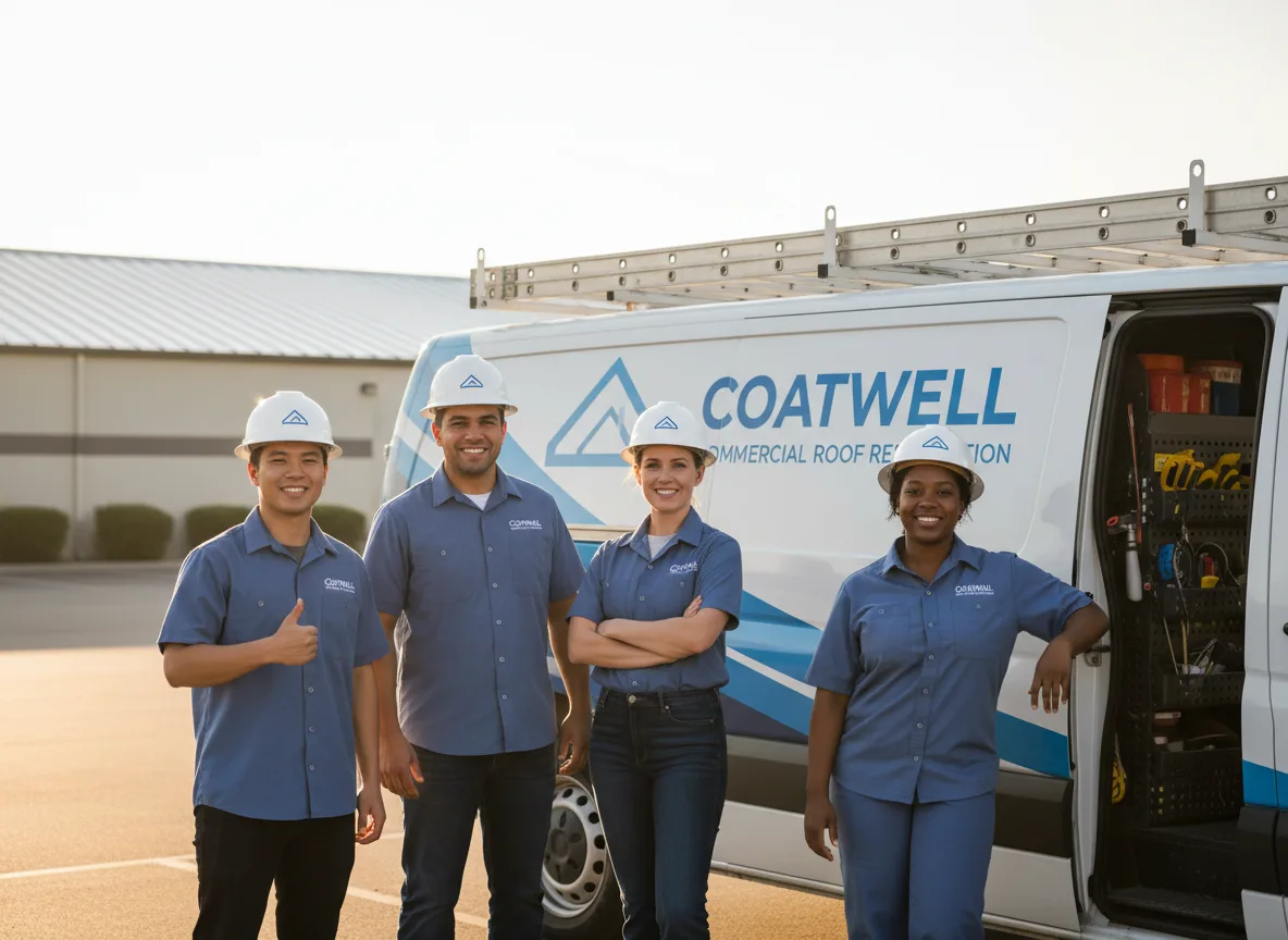 Commercial roof coating company in Pennington, MN